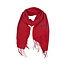 Pashmina Sjaal - Donkerrood | Polyester | 180 x 70 cm