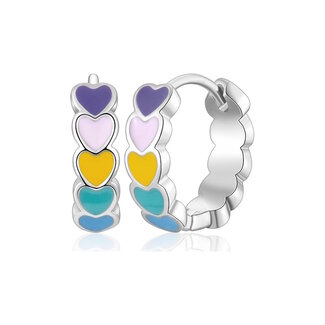 Fashion Favorite EMMI Oorringen - Multi/Zilver