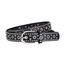 Studs Strass Riem - Zwart | Riemmaat 90 cm | Kunstleer