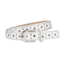 Studs Strass Riem - Wit | Riemmaat 90 cm | Kunstleer