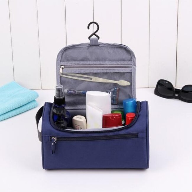 Travel Toilettas - Blauw | Organizer/Reistas | 24 x 16 x 13 cm