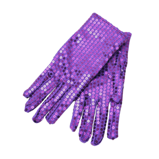 Fashion Favorite Glitter Handschoenen - Paars
