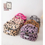 Furry Leopard Toilettas - Bruin | Make-Up Tas | 22 x 15 x 15 cm