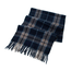 Sjaal Ruit - Blauw/Taupe/Donkerblauw | 200 x 39 cm | Acryl/Polyester
