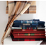 Sjaal Ruit - Rood/Bruin/Bordeaux | 200 x 39 cm | Acryl/Polyester