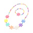 Kinder Sieradenset: Ketting + Armband Bloem | Kunststof