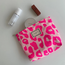 Toilettas Leopard - Hot Pink | Make-Up Tas | 25 x 20 cm