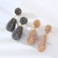 Lara Oorhangers - Strass Metal | 5 x 2 cm | Bijoux/Zirkonia