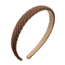 Boho Haarband / Diadeem - Bruin | Gevlochten Touw/Polyester