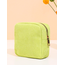 Corduroy Mini Make-up Tas - Groen | 14 x 14 x 5 cm
