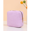 Corduroy Mini Make-up Tas - Lila | 14 x 14 x 5 cm