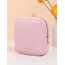 Corduroy Mini Make-up Tas - Roze | 14 x 14 x 5 cm
