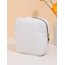 Corduroy Mini Make-up Tas - Wit | 14 x 14 x 5 cm