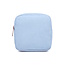 Corduroy Mini Make-up Tas - Blauw | 14 x 14 x 5 cm