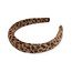 Furry Luipaard Haarband/Diadeem - Bruin | Polyester