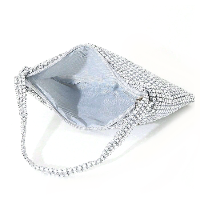 Sparkle Mini Tasje - Blauw | 22 x 13 cm | Polyester