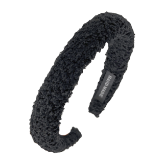 Fashion Favorite Boucle Diadeem / Haarband - Zwart