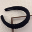 Boucle - Haarband / Diadeem - Zwart | Teddy / Polyester