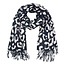 Luipaard Sjaal - Zwart/Crème | 200 x 70 cm | Polyester