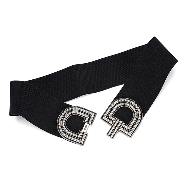 Elastische Riem - Double-D Beige | Polyester / Elastaan