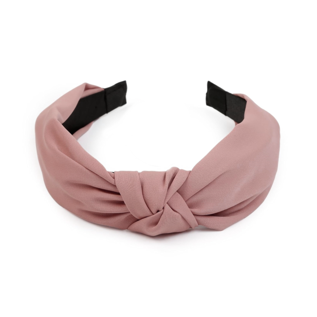 Knoop Diadeem / Haarband - Roze | Polyester
