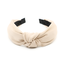Knoop Diadeem / Haarband - Creme | Polyester