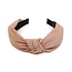 Knoop Diadeem / Haarband - Camel | Polyester