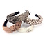 Knoop Diadeem / Haarband - Bruin | Polyester