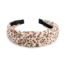 Knoop Haarband - Creme Luipaard | Polyester