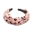 Knoop Haarband - Roze Hart | Polyester