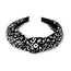 Knoop Haarband - Zwart Luipaard | Polyester