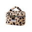 Furry Leopard Toilettas - Beige | Make-Up Tas | 22 x 15 x 15 cm