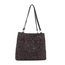 Shopper Leopard - Bruin | 33 x 26 x 10 cm | Polyester/PU Leder