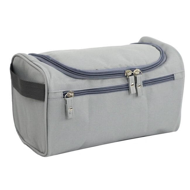 Travel Toilettas - Grijs | Organizer/Reistas | 24 x 16 x 13 cm