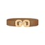 Elastische Riem - Rotan Bruin/Goud | Polyester / Elastaan