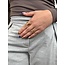 Ring - Schelp Goudkleurig | Verstelbaar | Stainless Steel