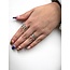 Ring - Schelp Zilverkleurig | Verstelbaar | Stainless Steel