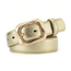 Fashion Favorite Big Gold Buckle Riem - Goud