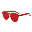 Festival Bril Rond - Donkerrood | Fashion Favorite