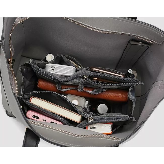 Tas Organizer - Zwart | 28 x 17 x 8 cm | Nylon/Polyester