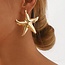 Starfish Set | Ketting + Oorbellen | Goudkleurig