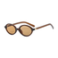 Vintage Oval Zonnebril - Bruin | Fashion Favorite