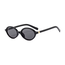 Fashion Favorite Vintage Oval Zonnebril - Zwart