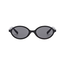 Vintage Oval Zonnebril - Zwart | Fashion Favorite