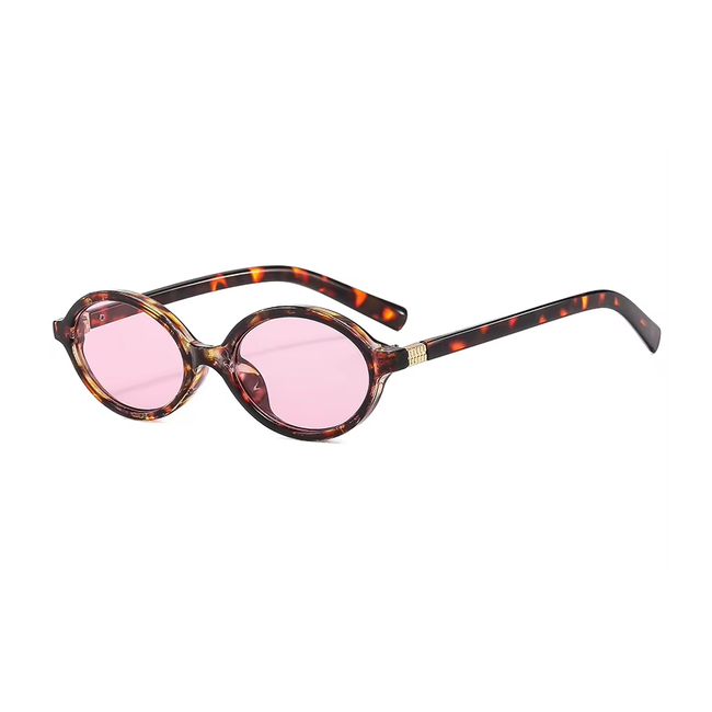 Vintage Oval Zonnebril - Roze | Fashion Favorite
