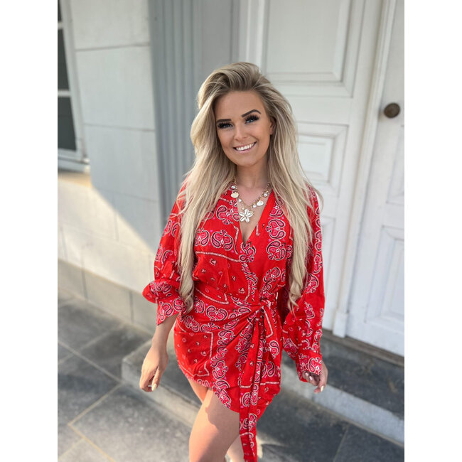 Bloem Schelp Ketting - Goudkleurig | 40 + 5 cm