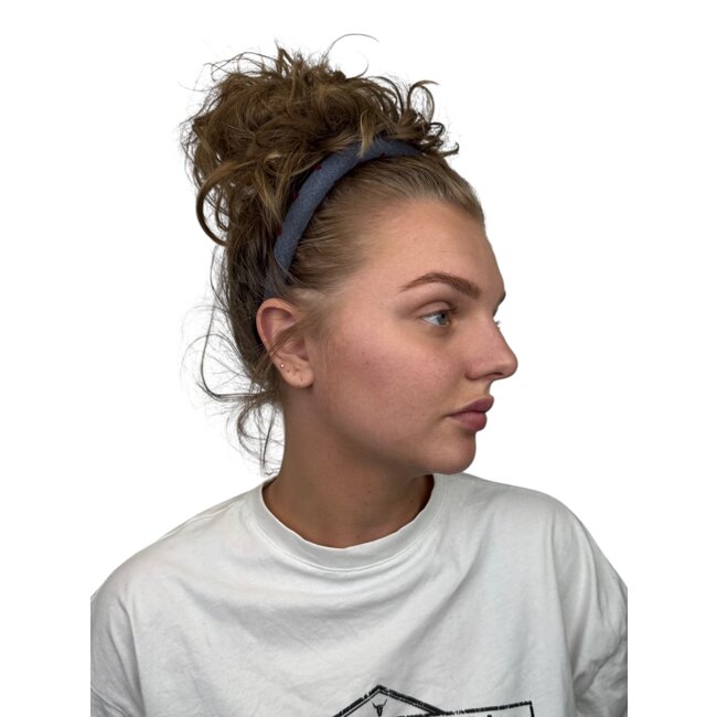 Hartjes Haarband - Blauw | Polyester