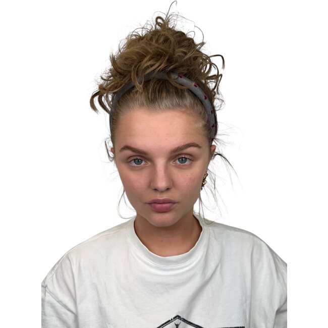 Hartjes Haarband - Grijs | Polyester
