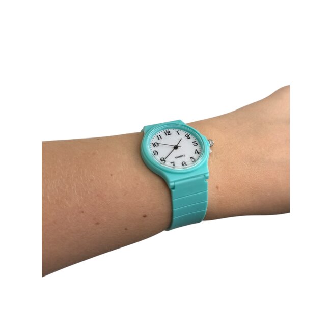 Simple Kinderhorloge Groen | Kunststof/Plastic