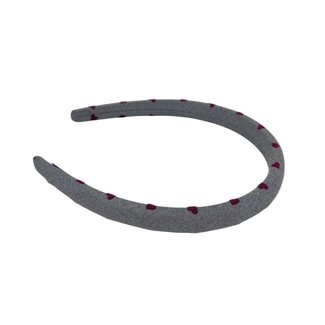 Fashion Favorite Hartjes Haarband - Grijs